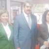 Kütüphanede sergi açtı Kütüphanede sergi açtı