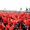 Terör mitingi AKP'nin mitingine döndü
