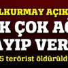 PKK'ya ağır darbe! 25 terörist öldürüldü