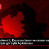 Bakan Pakdemirli, Erzurum tarım ve orman sektörü temsilcileriyle ... Bakan Pakdemirli, Erzurum tarım ve orman sektörü temsilcileriyle ...