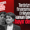 Meclis'te terörizmin finansmanını önleyecek teklife Millet İttifakı'ndan ret Meclis'te terörizmin finansmanını önleyecek teklife Millet İttifakı'ndan ret