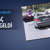 Yük konteyneri otomobilin üzerine düştü Yük konteyneri otomobilin üzerine düştü