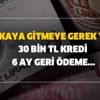 Bankaya gitmeye gerek yok... 30 bin TL kredi 6 ay geri ödeme olmayan kredi için online başvuru ve şartları... Bankaya gitmeye gerek yok... 30 bin TL kredi 6 ay geri ödeme olmayan kredi için online başvuru ve şartları...