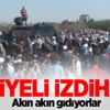 Suriyeli izdihamı! Akın akın gidiyorlar