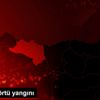 Ünye de örtü yangını
