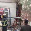 Tarihi camide korkutan yangın Tarihi camide korkutan yangın
