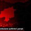 Sivas ta ambulans şoförleri yarıştı
