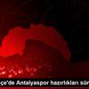 Fenerbahçe de Antalyaspor hazırlıkları sürüyor