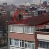 Çatıda ölümle burun buruna çalıştı Çatıda ölümle burun buruna çalıştı
