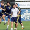 Fenerbahçe'de neşeli antrenman
