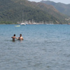 Marmaris’te yerli turistler sahilleri doldurdu Marmaris’te yerli turistler sahilleri doldurdu