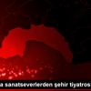 Antalya da sanatseverlerden şehir tiyatrosu protestosu Antalya da sanatseverlerden şehir tiyatrosu protestosu
