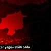 Sivas ta kar yağışı etkili oldu