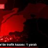 Çanakkale de trafik kazası: 1 yaralı Çanakkale de trafik kazası: 1 yaralı