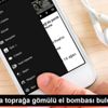 Mezarlıkta toprağa gömülü el bombası bulundu Mezarlıkta toprağa gömülü el bombası bulundu