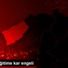 Rize de eğitime kar engeli Rize de eğitime kar engeli
