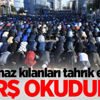 Fransa'da namaz protestosu Fransa'da namaz protestosu