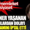 ﻿Akşener yaşanan yangınlardan dolayı programını iptal etti