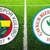 Fenerbahçe Rizespor maçı kaç kaç bitti? Fenerbahçe Rizespor maçı kaç kaç bitti?