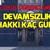 E okul devamsızlık sorgulama nasıl yapılır? Lisede devamsızlık hakkı kaç gün?