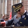 Emniyet müdürü ağlamaktan konuşamadı