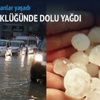 Bilecik'te ceviz büyüklüğünde dolu yağdı Bilecik'te ceviz büyüklüğünde dolu yağdı