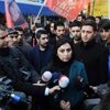 Figen Yüksekdağ o alçakların cenazesinde Figen Yüksekdağ o alçakların cenazesinde