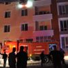 Kars'ta bir binada yangın çıktı Kars'ta bir binada yangın çıktı