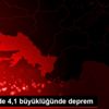 Akdeniz de 4,1 büyüklüğünde deprem Akdeniz de 4,1 büyüklüğünde deprem
