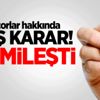Doktorlar hakkında flaş karar! Resmileşti