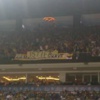 Ülker Arena'da "İstifa" pankartı