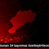 13 ilde bulunan 34 taşınmaz özelleştirilecek 13 ilde bulunan 34 taşınmaz özelleştirilecek