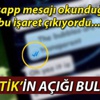 WhatsApp'ta mavi tik olmadan mesaj okumanın yolu