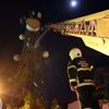 Erzincan'da haberleşme istasyonunda yangın Erzincan'da haberleşme istasyonunda yangın