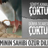 Süveyş Kanalı'na oturan geminin sahibi özür diledi