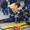 Siparişi yetiştirmeye çalışırken yaptığı kazada ağır yaralandı Siparişi yetiştirmeye çalışırken yaptığı kazada ağır yaralandı