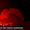 Antalyaspor dan hakem açıklaması