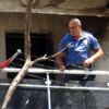 Yangında ev küle döndü, Türk bayrağı zarar görmedi Yangında ev küle döndü, Türk bayrağı zarar görmedi