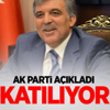 Abdullah Gül AK Parti kongresine katılacak mı?