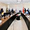 Amasya da koronavirüse karşı maskeli toplantı Amasya da koronavirüse karşı maskeli toplantı
