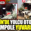 ﻿Mersin'de yolcu otobüsü şarampole yuvarlandı