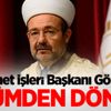 Diyanet İşleri Başkanı Görmez ölümden döndü Diyanet İşleri Başkanı Görmez ölümden döndü