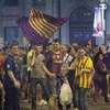 Barcelona'nın kupa kutlamalarında 7 gözaltı Barcelona'nın kupa kutlamalarında 7 gözaltı