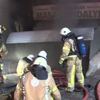 Esenler'de sandalye imalatı yapılan iş yerinde yangın Esenler'de sandalye imalatı yapılan iş yerinde yangın