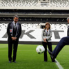Tarihi anlar... Vodafone Arena'da ilk santra Cumhurbaşkanı Erdoğan'dan