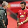 Manchester United'da Bruno Fernandes ile teknik direktör Ole Gunnar Solskjaer birbirlerine girdi Manchester United'da Bruno Fernandes ile teknik direktör Ole Gunnar Solskjaer birbirlerine girdi