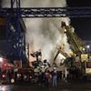 Bartın’da fabrika deposunda yangın Bartın’da fabrika deposunda yangın