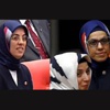Ravza Kavakçı ablası Merve Kavakçı'nın başörtüsü ile Meclis'e geldi
