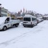 Sivas'ta kar yağışı etkili oldu Sivas'ta kar yağışı etkili oldu