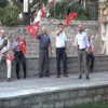 Demirtaş'a Türk bayraklı protesto